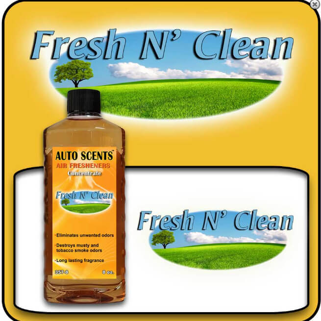 Air Freshener Concentrate Fresh N' Clean 8oz - CARZILLA.CA