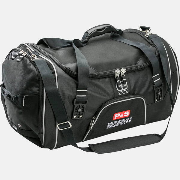 P&S Double Black Duffle Bag (Medium, Large) - CARZILLA.CA