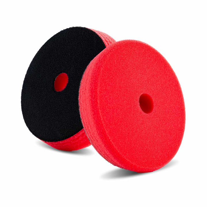 Lake Country Hybrid Force Pad System - Red Final Finishing Wax Pad 3.5", 5.5", 6.5" - CARZILLA.CA