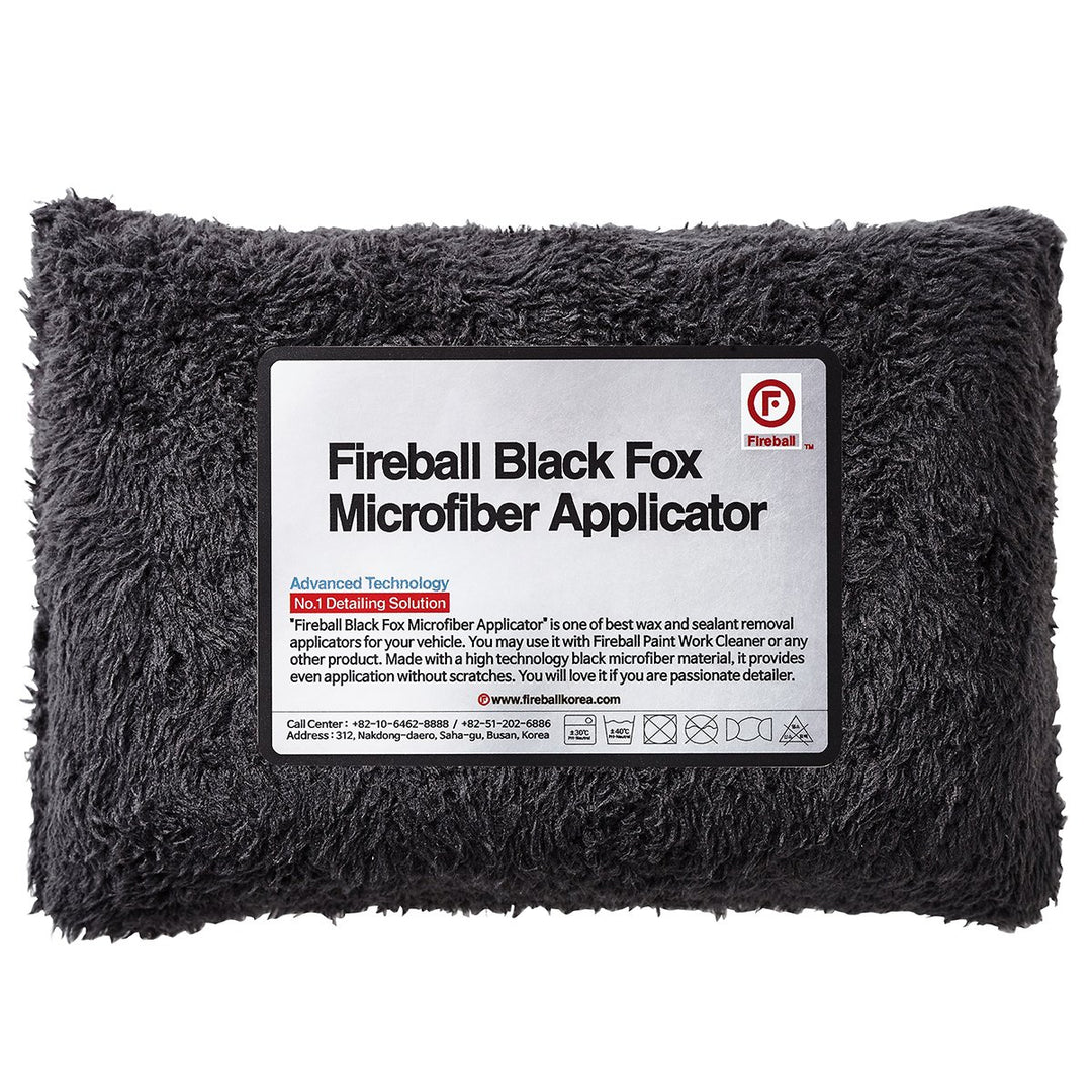 Fireball Black Fox Microfiber Applicator - CARZILLA.CA