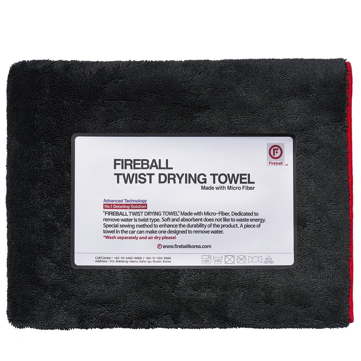Fireball Twist Drying Towel - CARZILLA.CA