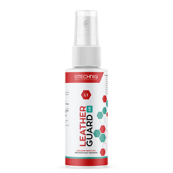 Gtechniq L1 Leather Guard Anti Bacterial 100ml, 500ml (AB) - CARZILLA.CA