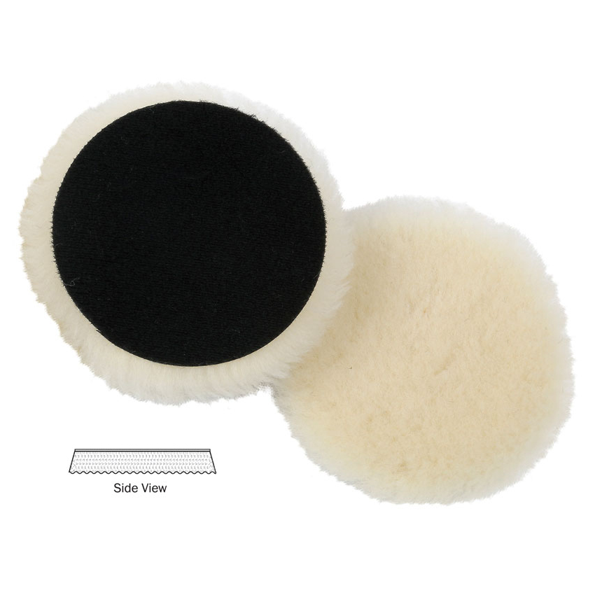 Lake Country 3.25" Low Lint Wool Pads Extra Cut - CARZILLA.CA