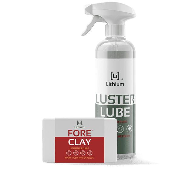 Lithium Fore Clay and Luster Lube Kit 16oz - CARZILLA.CA