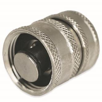 MTM Hydro Stainless Garden Hose Coupler w/ Check Valve 24.5020 - CARZILLA.CA