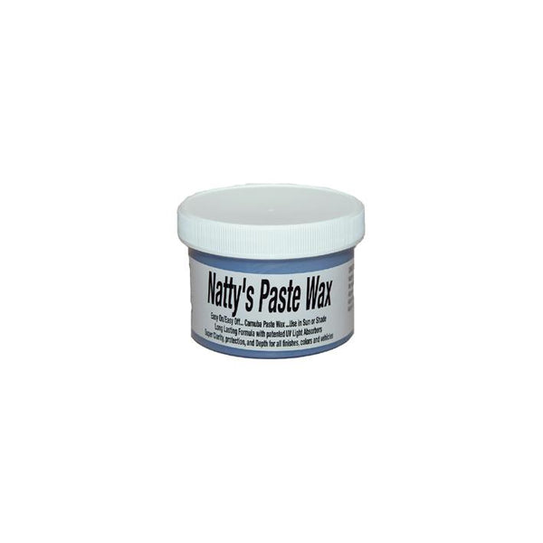 Poorboy's Natty's White Paste Wax - Contains Carnauba, Great For Light Colored Cars, 235ml
