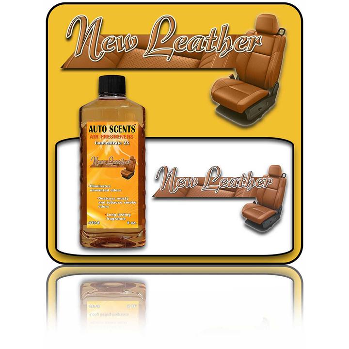 New Leather Air Freshener Concentrate 8oz - CARZILLA.CA