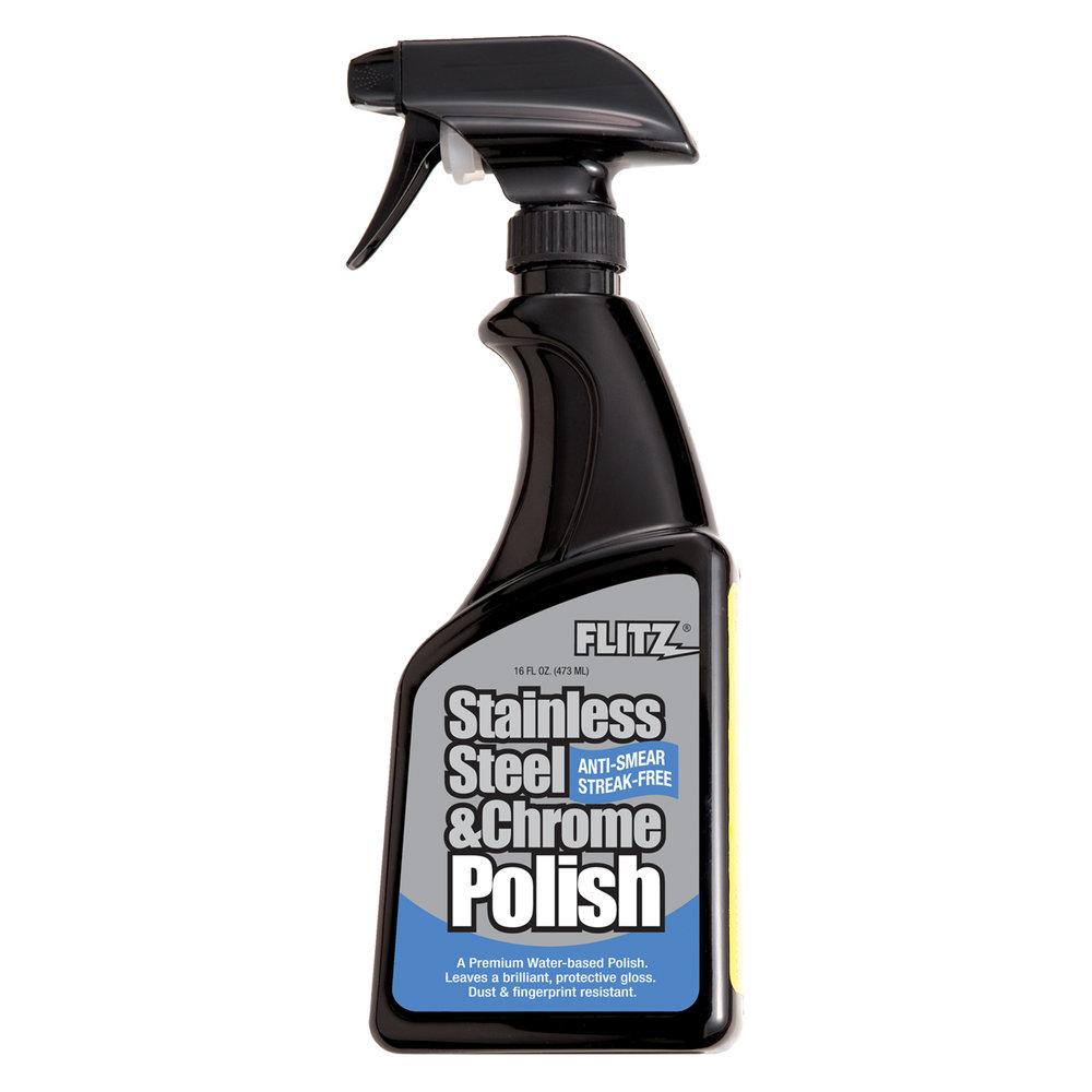 Flitz Stainless Steel & Chrome Polish 16oz - CARZILLA.CA