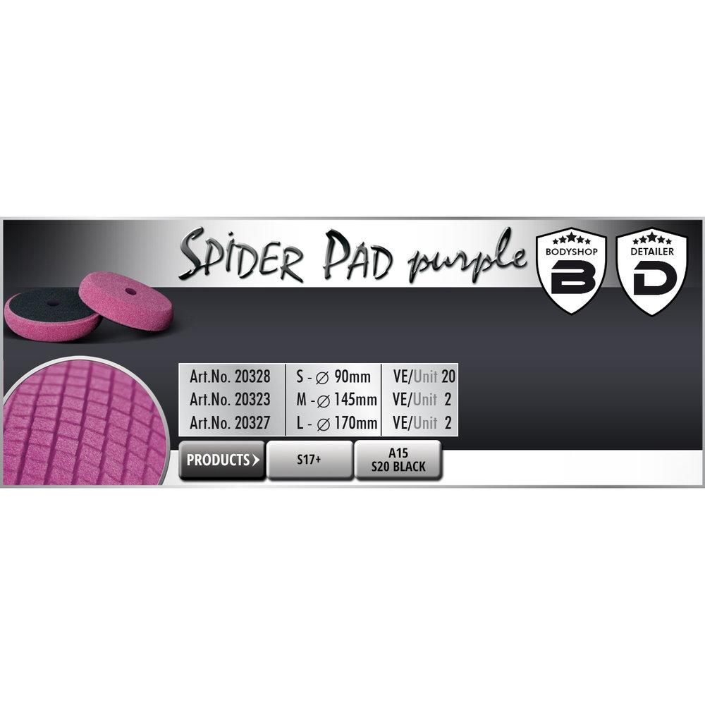 Scholl SpiderPad Purple 5.5" (Non Spider Design*) - CARZILLA.CA