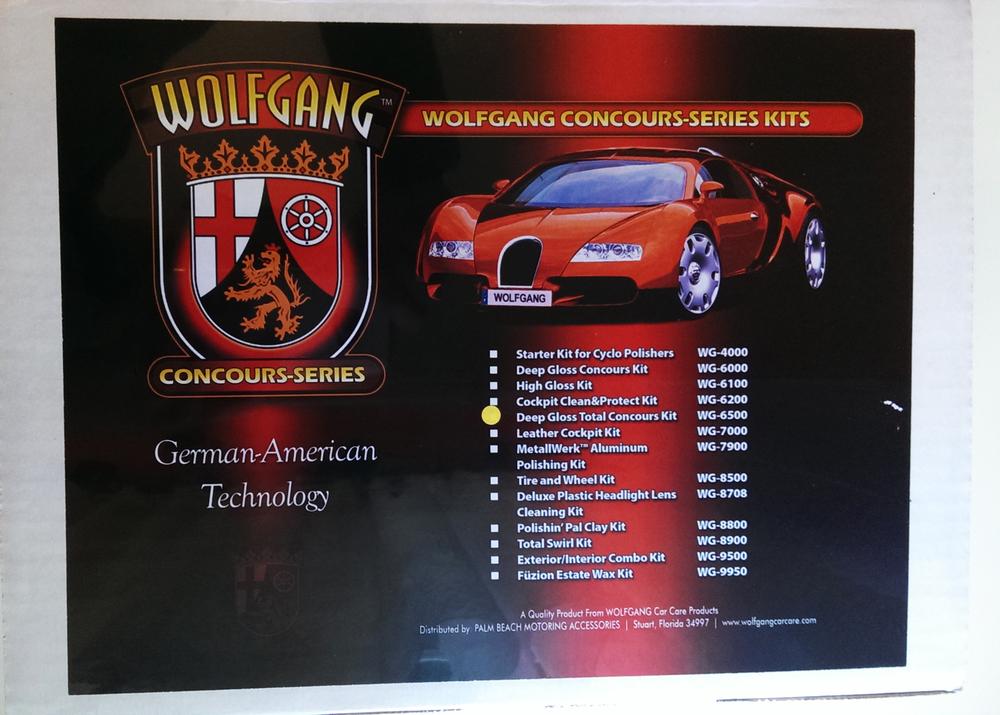 Wolfgang Deep Gloss Total Concours Kit WG6500 - CARZILLA.CA