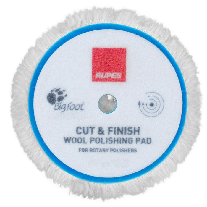 RUPES Cut & Finish Wool Rotary Polishing Pad (5", 6") - CARZILLA.CA