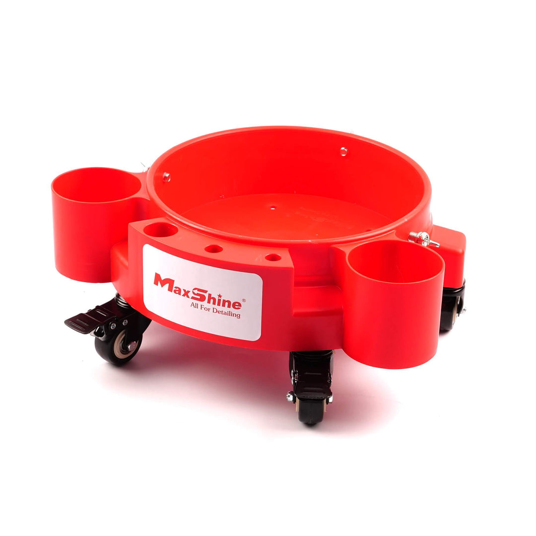 Maxshine Bucket Dolly with Brush and bottle holder - CARZILLA.CA