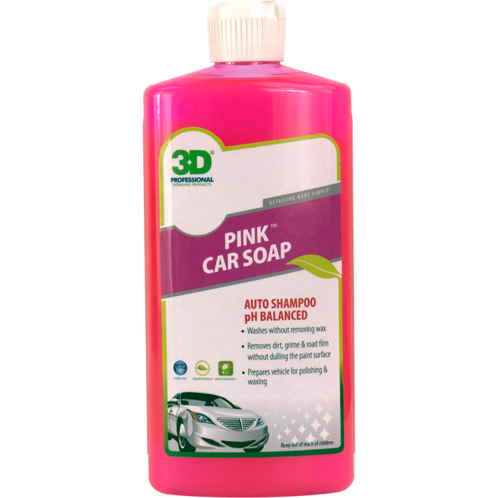 3D Pink Car Foam/Bucket Wash Soap 16oz - CARZILLA.CA