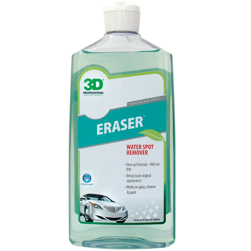 3D Eraser Water Spot Remover Gel 16oz - CARZILLA
