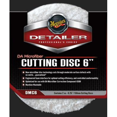 Meguiar's DMC6-DA Microfiber Cutting Pad 6" Single Pad - CARZILLA.CA