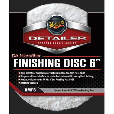 Meguiar's DMF6-DA Microfiber Finishing Pad 6" Single Pad - CARZILLA.CA