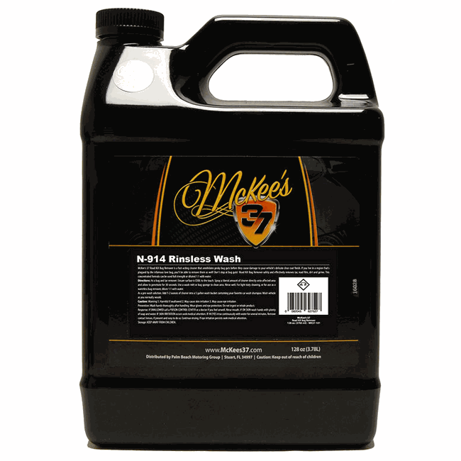 McKee's 37 N914 Rinseless Wash Concentrate 128oz - CARZILLA