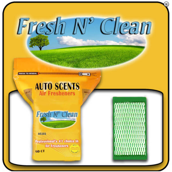 Autoscents Fresh N Clean Scent Pads 60 Count Bag - CARZILLA.CA