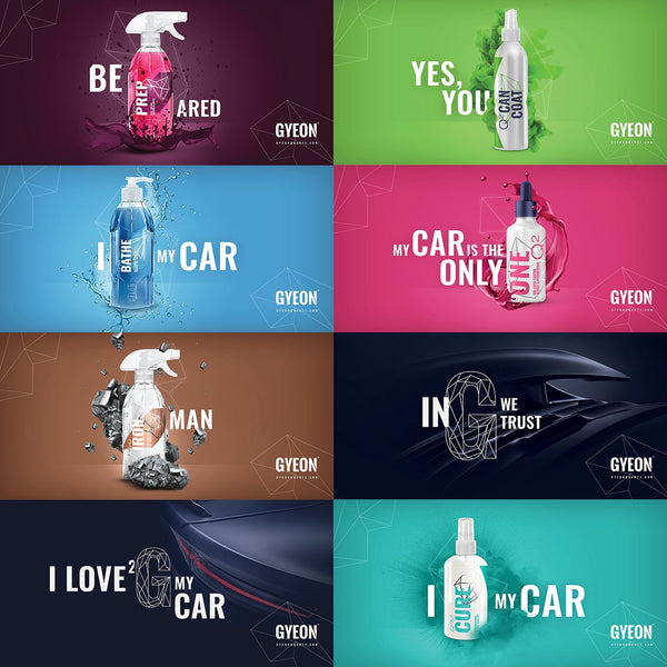 GYEON Canvass Banners (200 x 100cm) - CARZILLA.CA