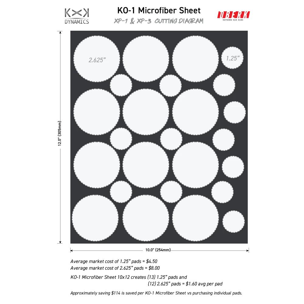KXK Obserk Microfiber Sheet KO-1 (10 x 12") - CARZILLA.CA