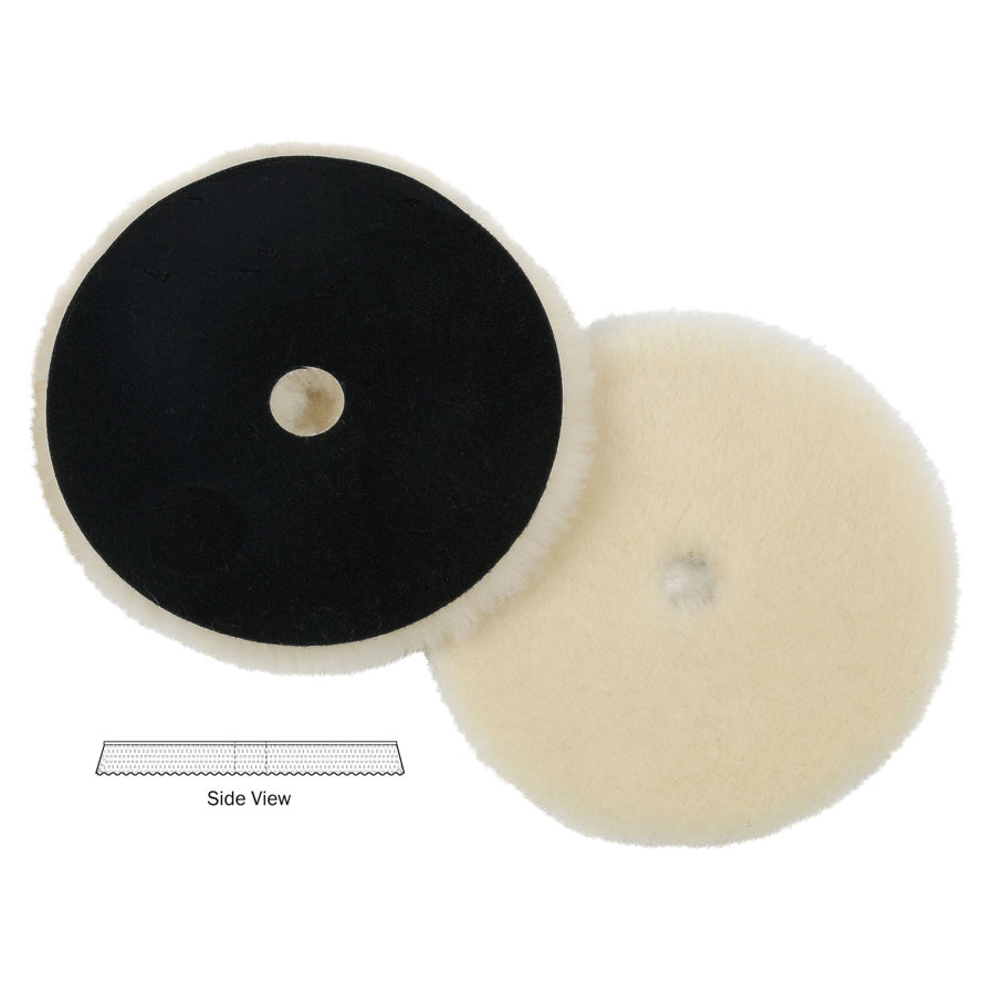 Lake Country 5.25" Low Lint Wool Pads Extra Cut - CARZILLA.CA