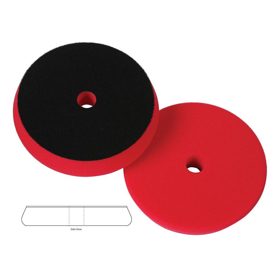 Lake Country Hybrid Force Pad System - Red Final Finishing Wax Pad 3.5", 5.5", 6.5" - CARZILLA.CA