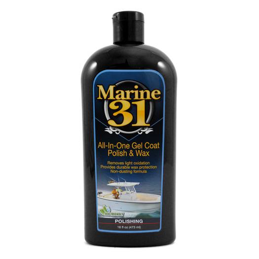 Marine 31 All-In-One Gel Coat Polish and Wax 16oz - CARZILLA.CA