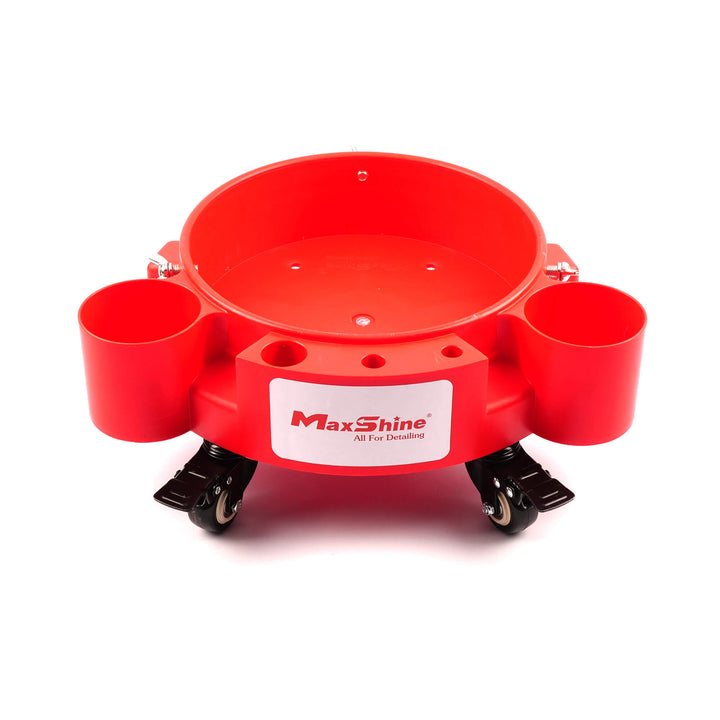 Maxshine Bucket Dolly with Brush and bottle holder - CARZILLA.CA