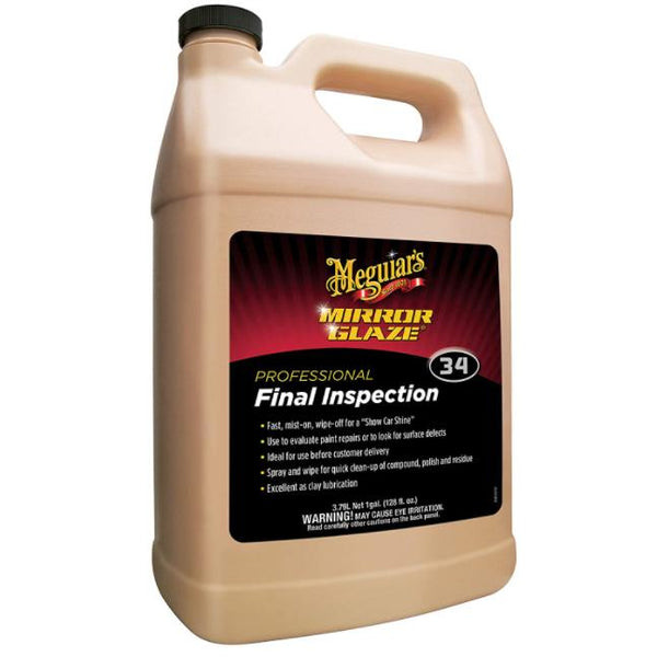 Meguiars Mirror Glaze #34 Final Inspection 128oz - CARZILLA.CA