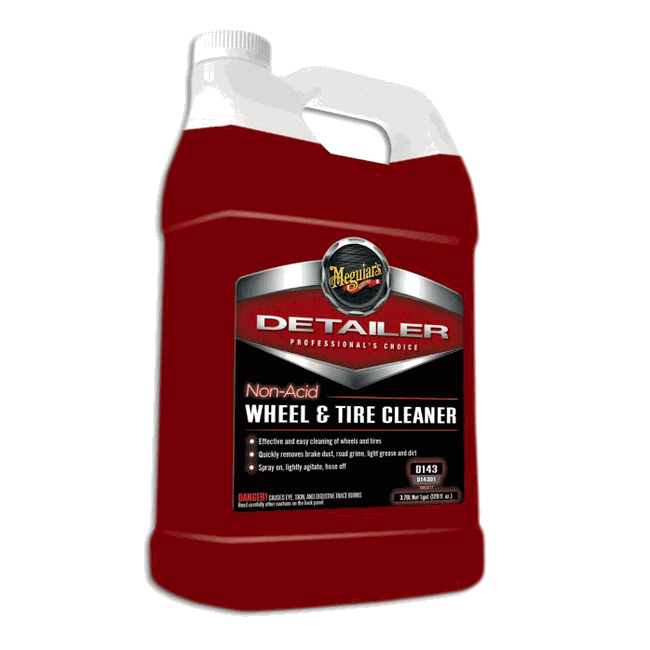 Meguiar's D143 Non-Acid Wheel & Tire Cleaner 128oz - CARZILLA