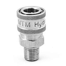 MTM Hydro 1/4" Male NPT Stainless Quick Coupler 24.0062 - CARZILLA.CA