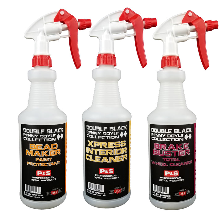 P&S 32oz Empty Spray Bottles w/ Sprayer (Bead Maker, Brake Buster, Xpress Interior Detailer) Single Bottle* - CARZILLA.CA