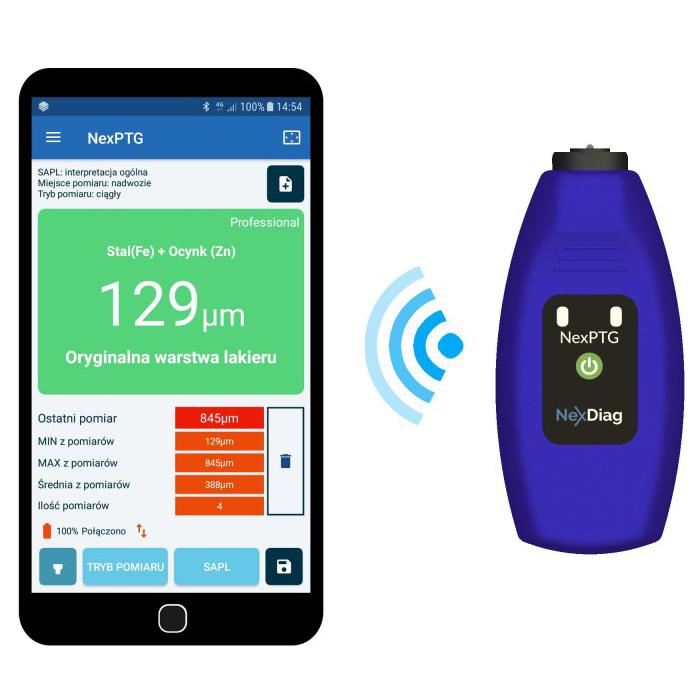 NexPTG Professional Bluetooth Paint Thickness Gauge | CARZILLA
