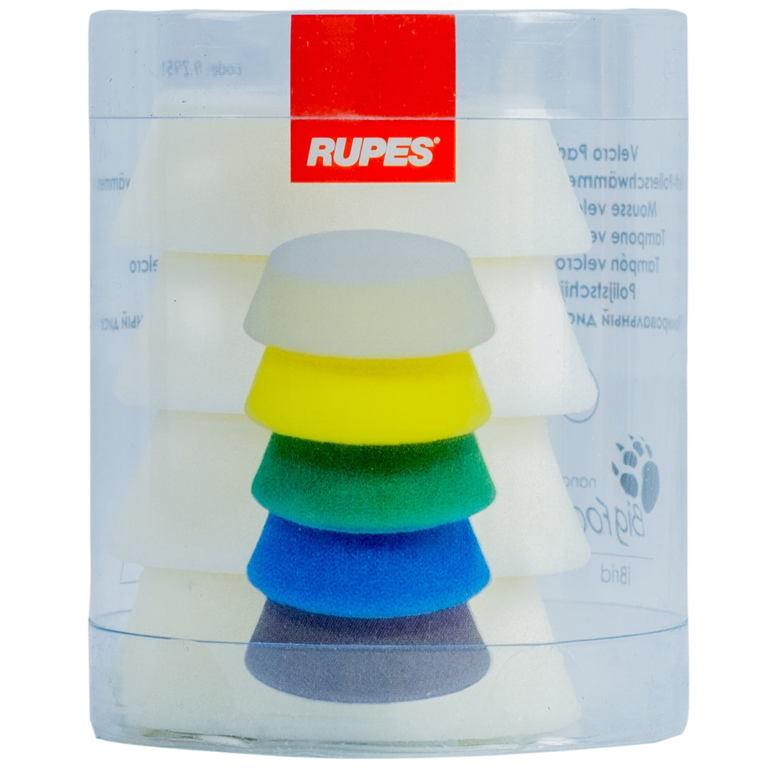 RUPES 2" White Ultra Fine Foam 9.BF70S 4 Pack - CARZILLA.CA