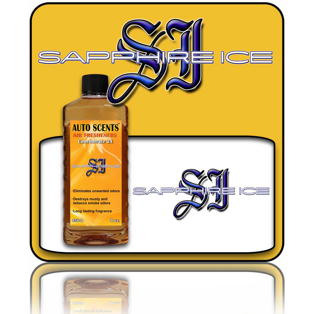 Sapphire Ice Air Freshener Concentrate 8oz - CARZILLA.CA