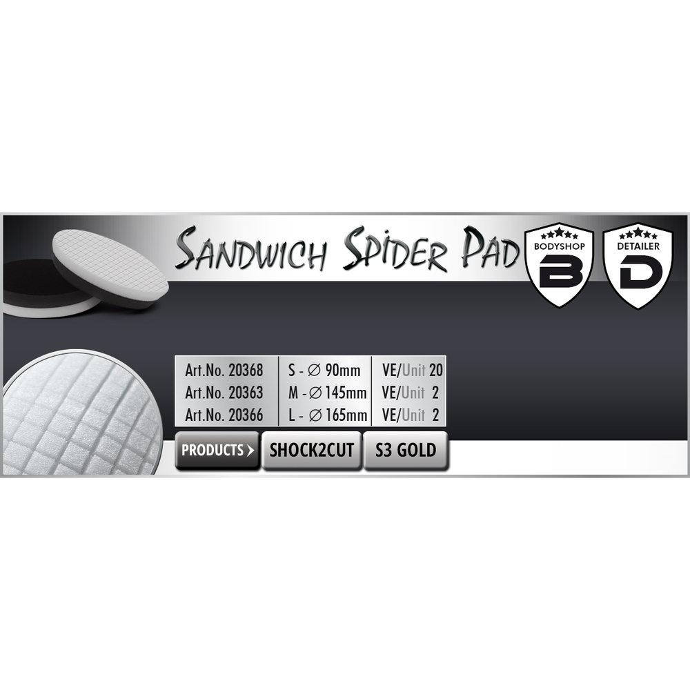 Scholl Sandwich Spider Pad 5.5" - CARZILLA.CA