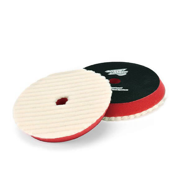 Shinemate Red Heavy Wool Cutting Pad (3", 5", 6") - CARZILLA.CA