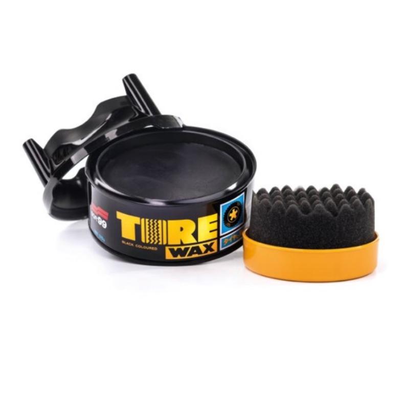 SOFT99 Tire Black Wax Matte/Hydrophobic Finish 170g - CARZILLA.CA