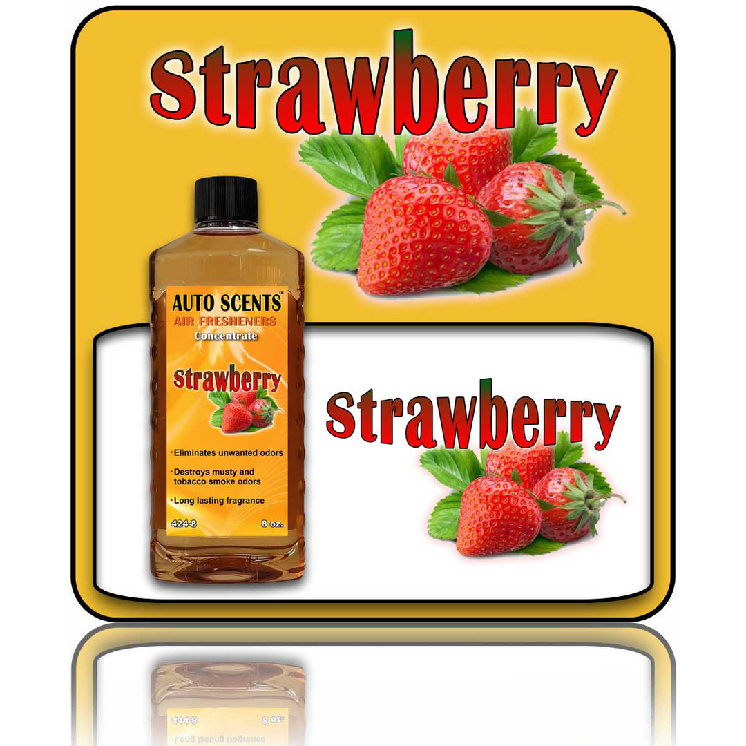 Strawberry Air Freshener Concentrate 8oz - CARZILLA.CA