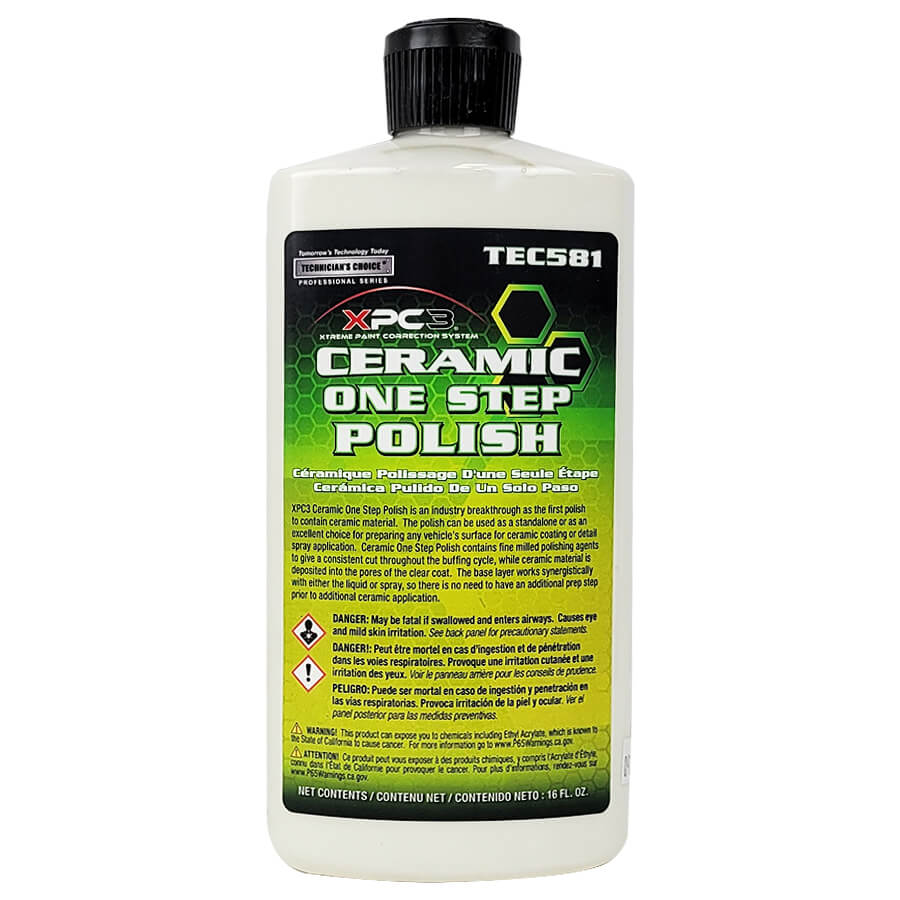 Technician's Choice TEC581 XPC3 Ceramic One Step Polish 16oz - CARZILLA.CA