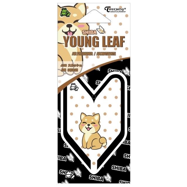 Treefrog Young Leaf Hanging Air Freshener Shiba Doggo - CARZILLA.CA