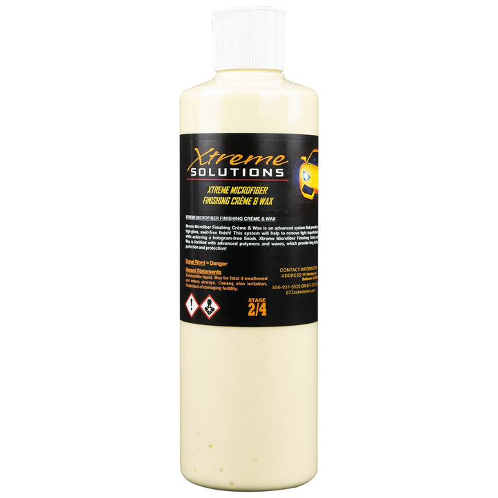 Xtreme Solutions Microfiber Finishing Creme & Wax 16oz - CARZILLA.CA