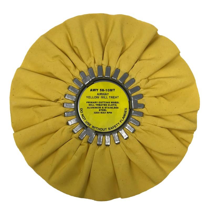 Zephyr Yellow Cutting Airway Wheel (8", 10") - CARZILLA.CA